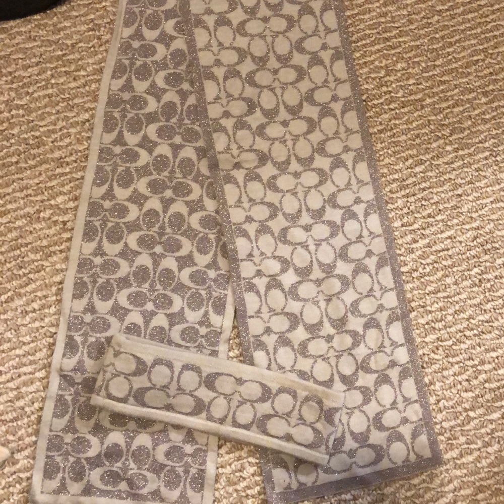 Coach scarf and head band